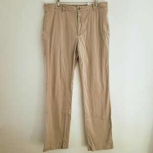 Vineyard Vines Men's Broken In Classic Club Pants Tan 38 x 36
